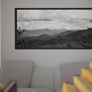 White Mountains Photo Print Mount Washington B&W Giclee image 3