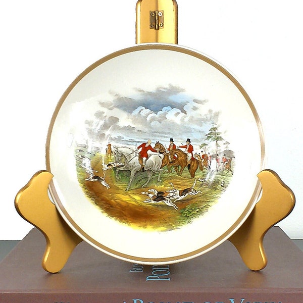 English Antique Spode Bowl, Copeland, Fox Hunting Scene, Vintage Equestrian Decor, Preppy Style, Cabinet Plate, Classic Interiors, Horse Art