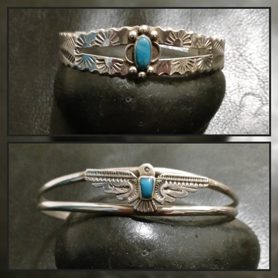 WHIRLING LOG NATIVE American Silver Cuff Bracelet 1930s Navajo American  Indian £247.42 - PicClick UK