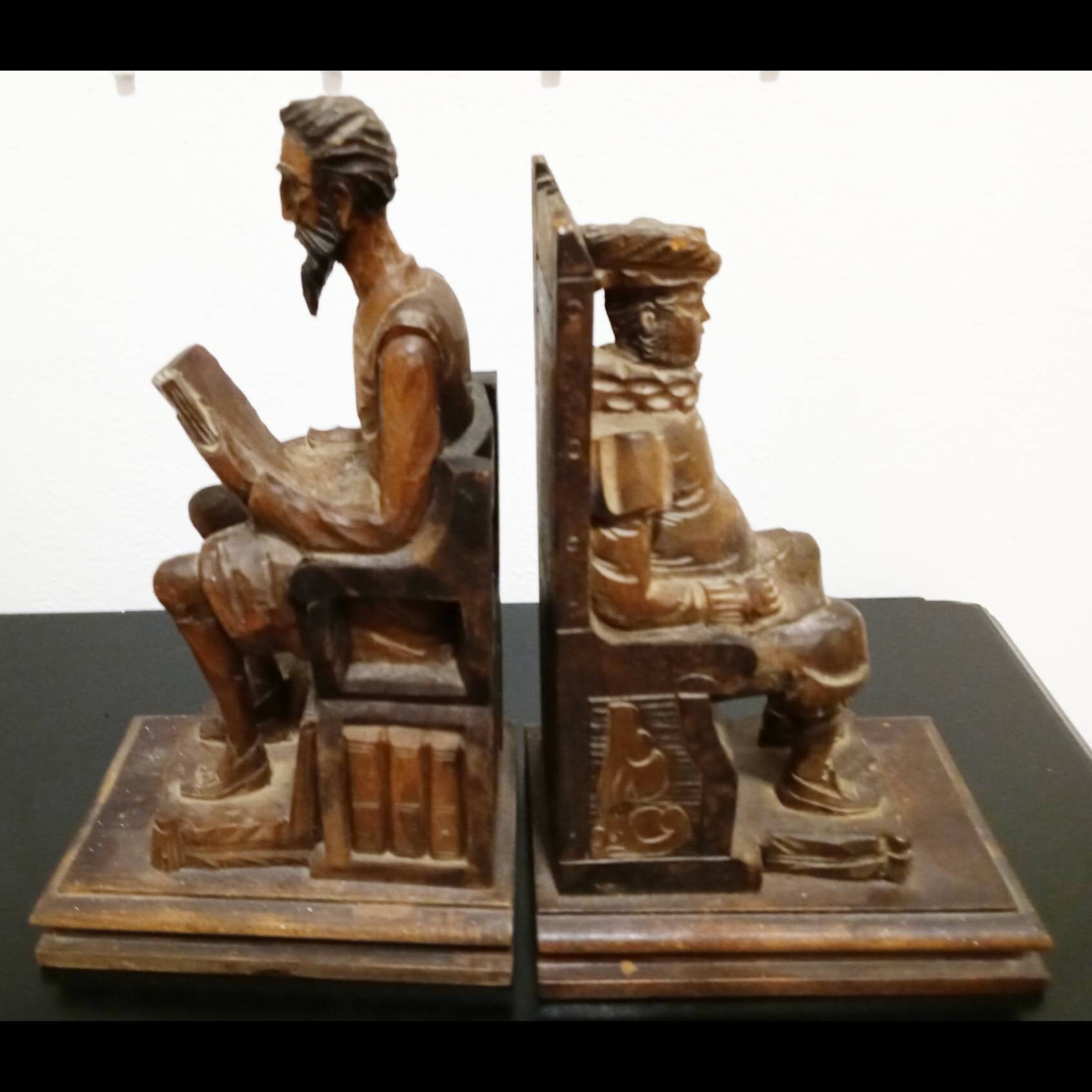 Spanish Bookends Don Quixote and Sancho Panza Midcentury Etsy