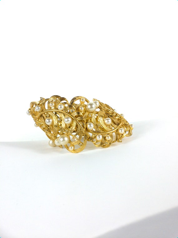 Authentic Elsa Schiaparelli Antique Bangle, Gold … - image 2