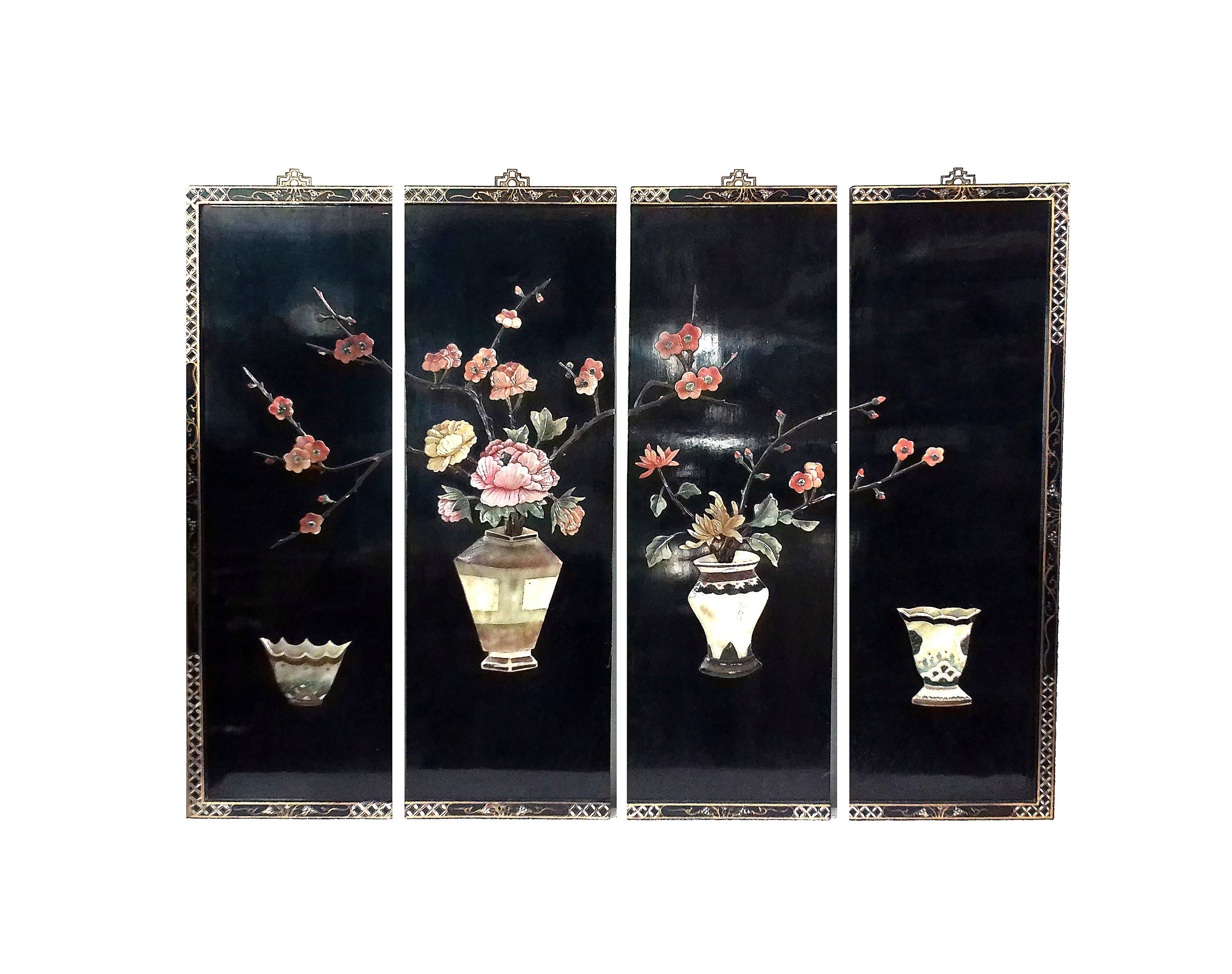 桜木　飾り LEFTSTARER 6pcs Cherry Blossom Paper Lanterns for Japanese Party