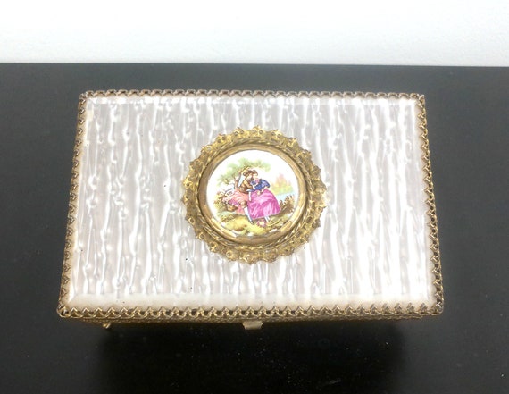 Ormolu Jewelry Caskets, Hollywood Regency, Mid-Ce… - image 3
