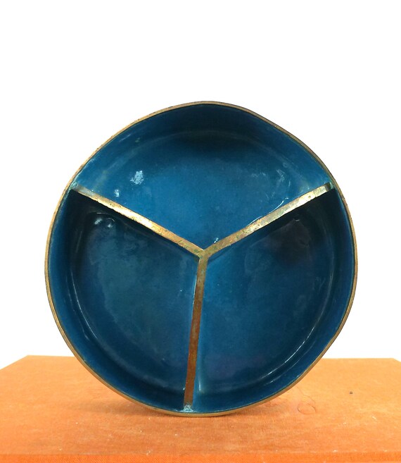 Chinoiserie Export Cloisonne Trinket Box, Floral … - image 5