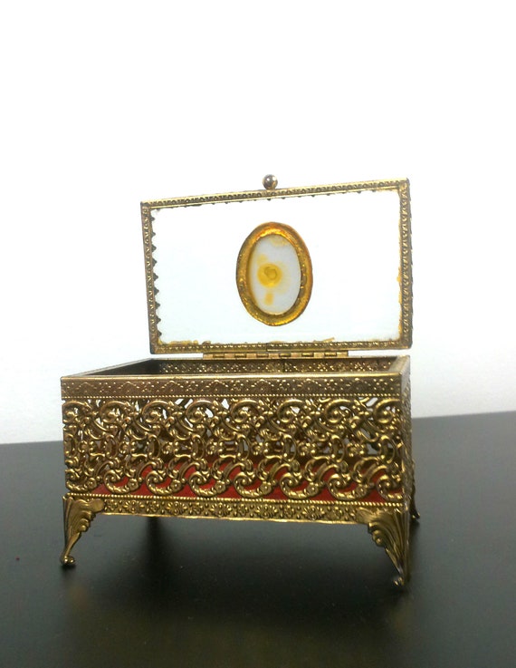 Ormolu Jewelry Caskets, Hollywood Regency, Mid-Ce… - image 7