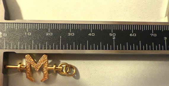10k letter “M” key fob View 3