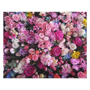 Colourful Flowers - 1000 Piece Jigsaw Puzzles - Puzzle/Jigsaw/Games for Adults
