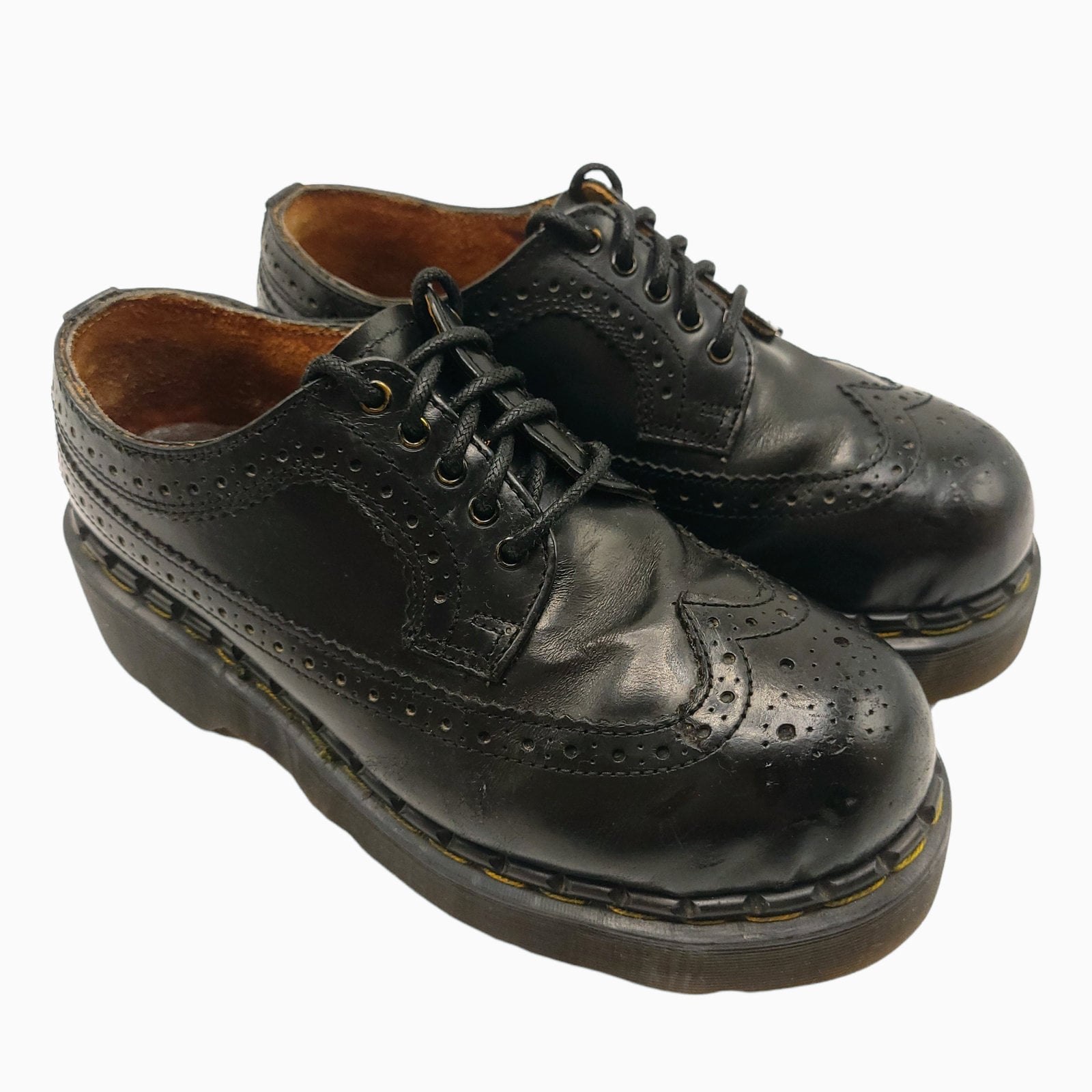 Vintage 90's Dr. Martens Steel Toe Brogue Wingtip Envy Sole Vintage 90's Dr. Martens Steel Toe Brogue Wingtip Envy Sole