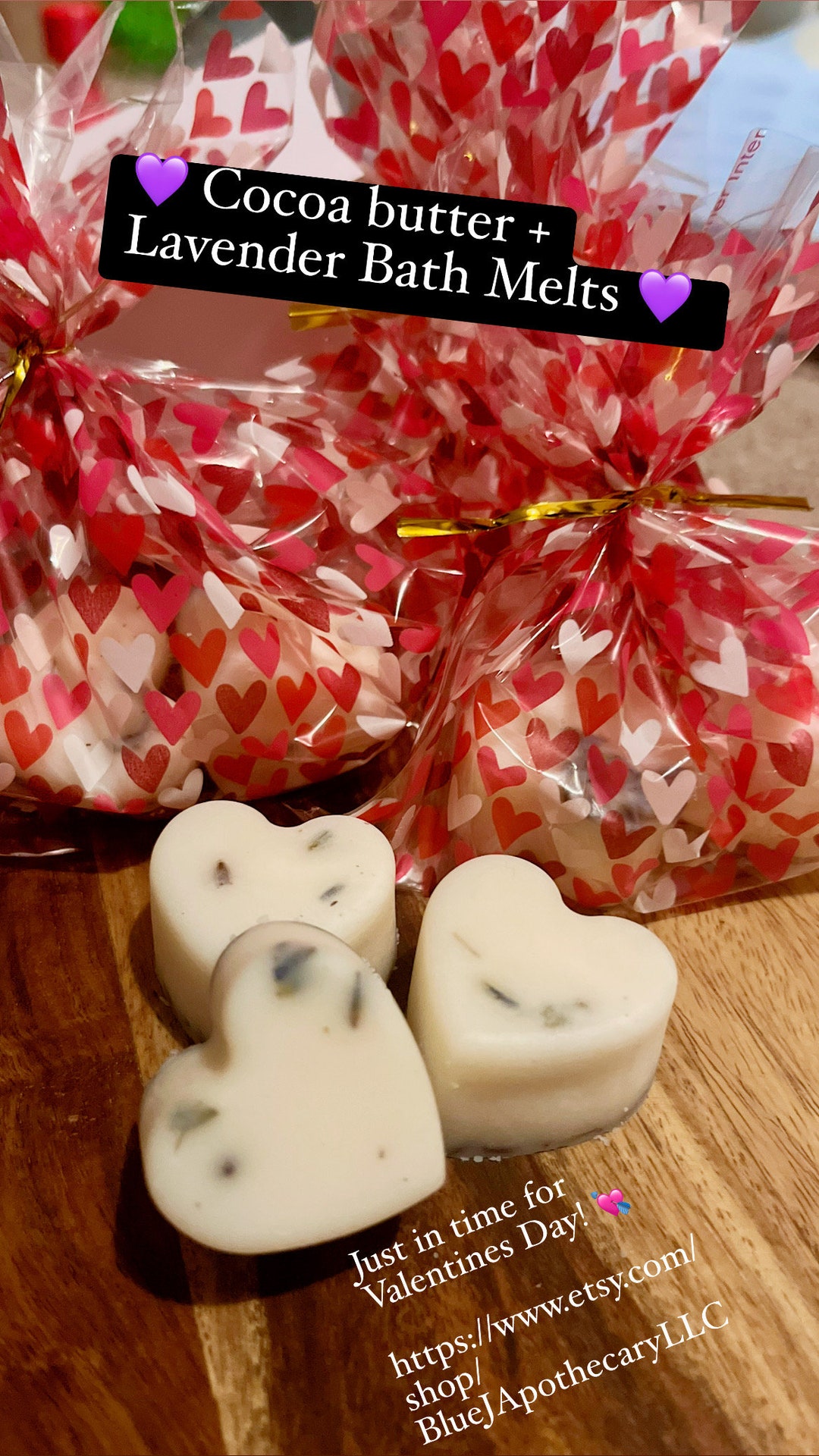 Cocoa Butter & Lavender Bath Melts Etsy