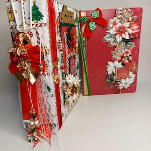 Una Navidad encantadora y floreciente, libro diario navideño y folio de tarjetas navideñas