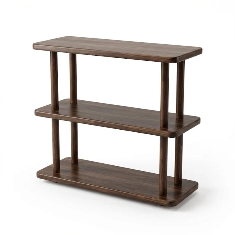 🪵 Narrow Solid Wood 3 Tier End Side Table

Space Saving Slim Book Organizer | Small Spaces Coffee Table for Sofa

Designed for compact living areas, this narrow solid wood 3 tier end side table is the perfect combination of style and functionality.

Its slim profile makes it ideal for placing next to a sofa, couch, or bed, while the three-tier design provides practical storage for books, décor, and everyday essentials.

A beautiful solution for small spaces without compromising on elegance ✨