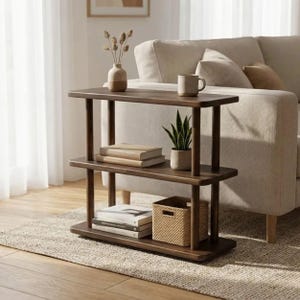 🪵 Narrow Solid Wood 3 Tier End Side Table

Space Saving Slim Book Organizer | Small Spaces Coffee Table for Sofa

Designed for compact living areas, this narrow solid wood 3 tier end side table is the perfect combination of style and functionality.

Its slim profile makes it ideal for placing next to a sofa, couch, or bed, while the three-tier design provides practical storage for books, décor, and everyday essentials.

A beautiful solution for small spaces without compromising on elegance ✨
