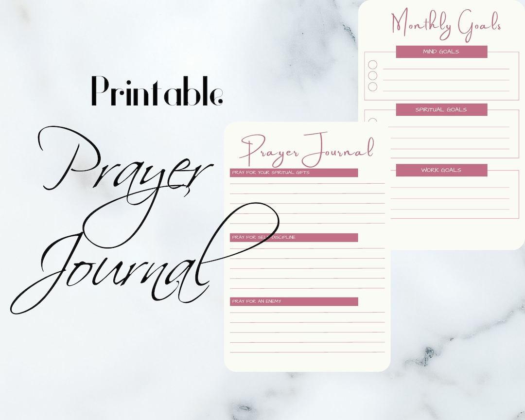 Digital Prayer Journal Digital Bible Journal Faith Planner Goodnotes