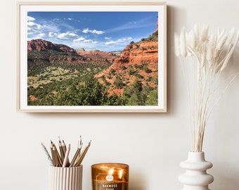 Sedona, Arizona Wall Art | Home Decor | B&W | Color | Instant Download