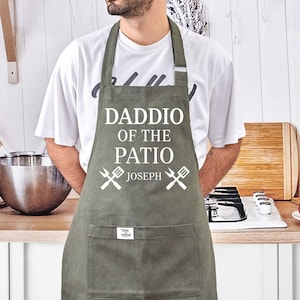 Custom Gift for Dad Personalized Printed Chef Apron