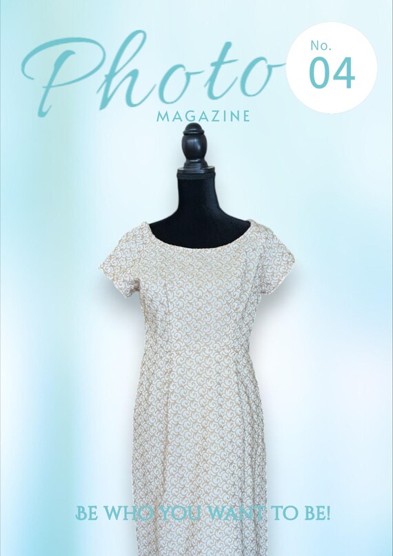 Champagne cocktail wiggle dress - image 4