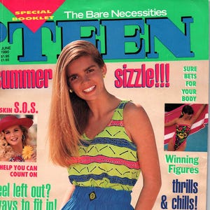 Teen Magazine - June 1990 -- FULL Vintage Magazine PDF - Digital Product
