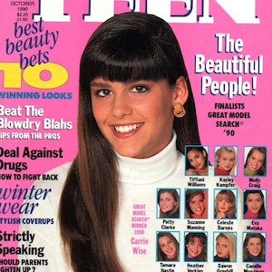 Teen Magazine - October 1990 -- FULL Vintage Magazine PDF - Digital Product