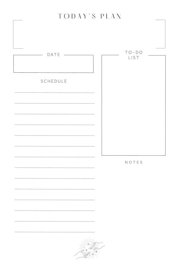 KDP Template - Daily Planner Template with a celestial emblem - 6X9 - 120 Pages - Personal Daily Planner Template - KDP Ready PDF