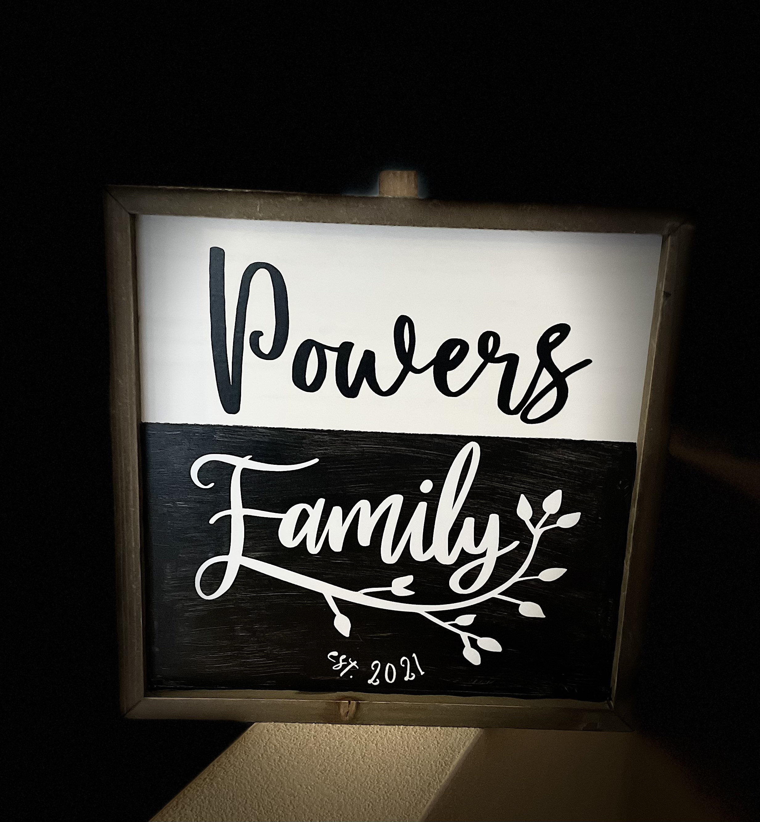 Personalized Family Established Sign-perfect for a Housewarming Gift ...