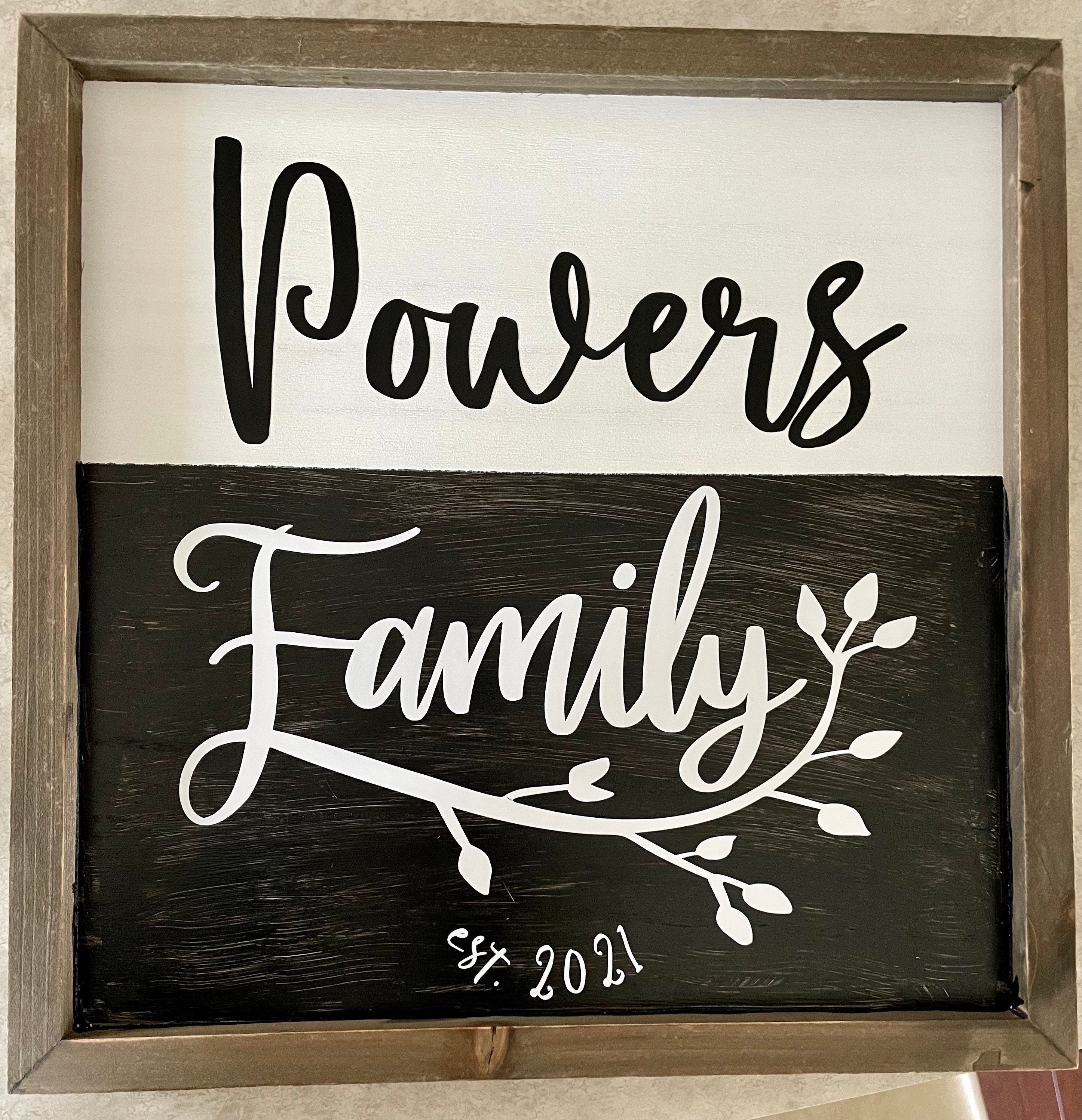 Personalized Family Established Sign-perfect for a Housewarming Gift ...