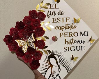 Custom graduation cap topper, graduation cap decor, personalized grad cap, class of 2025, grad cap topper, grad gift