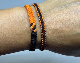 Oregon Beavers themed bracelet, team spirit bracelet, football fanwear, sports team bracelet,  oregon state beavers, football bracelet
