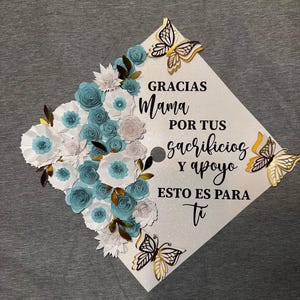Custom graduation cap decor, graduation cap decoration, personalized grad cap, class of 2025, grad cap topper, grad gift, cap accessories