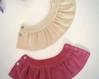 PDF pattern for a skirt with a yoke for a 13-inch doll, a skirt with ruffles for Paola Reina and other 13-14-inch dolls