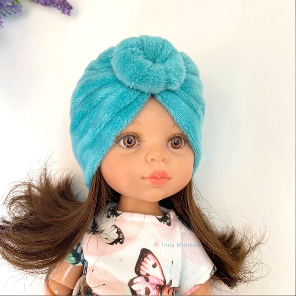 PDF pattern Doll turbans for paola Reina dolls turban hat hair accessories for 13-15 inch dolls signature donut