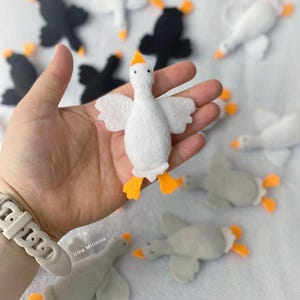 Cartamodello per cucire il peluche dell'oca, video tutorial passo passo incluso per il download istantaneo in PDF