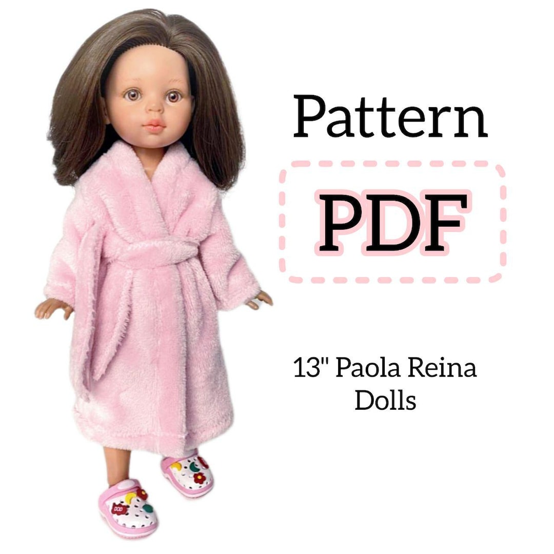 PDF Pattern of a Bathrobe for a 13