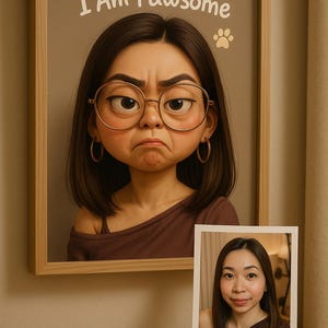 Retrato personalizado estilo Pixar a partir de una foto: caricatura digital, avatar de dibujos animados, regalo, entrega en 24 horas