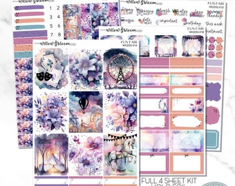 FOIL FRIDAY || Fun Fair Weekly Holo Foil Kit || Planner Stickers