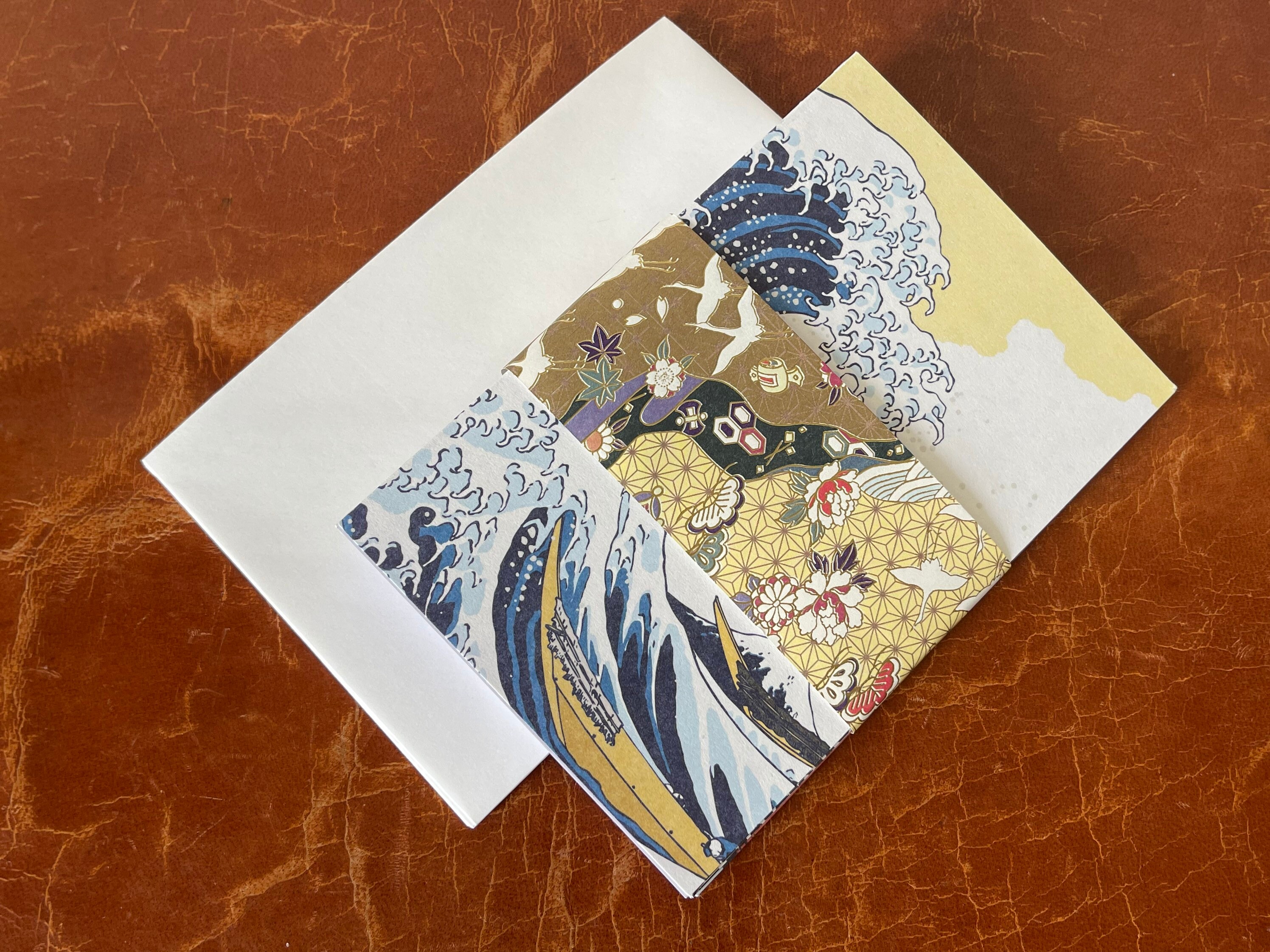 Japanese Origami Paper Greeting Cards Set of 5 Handmade 4x6 Cards and ...