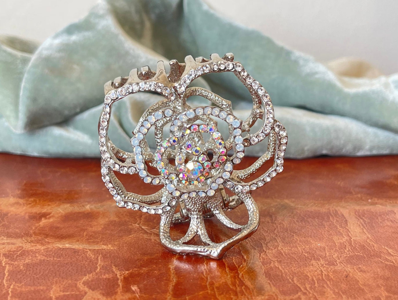 Swarovski lotus ring deals
