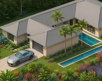 Casa con cortile interno - Garage per 4 auto - Resort - Villa