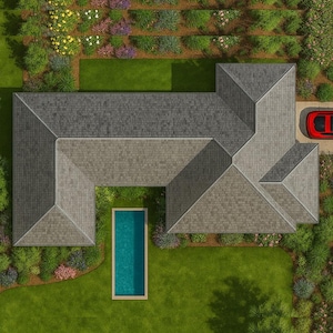 Minimalist Courtyard Home Design