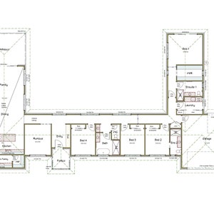 Etsy offers a variety of U-shaped courtyard house plans that are perfect for creating a private and tranquil outdoor space in the center of your home. These unique designs typically feature a central courtyard that can be used for outdoor entertaining, gardening, or simply enjoying a peaceful retreat in the heart of your home.