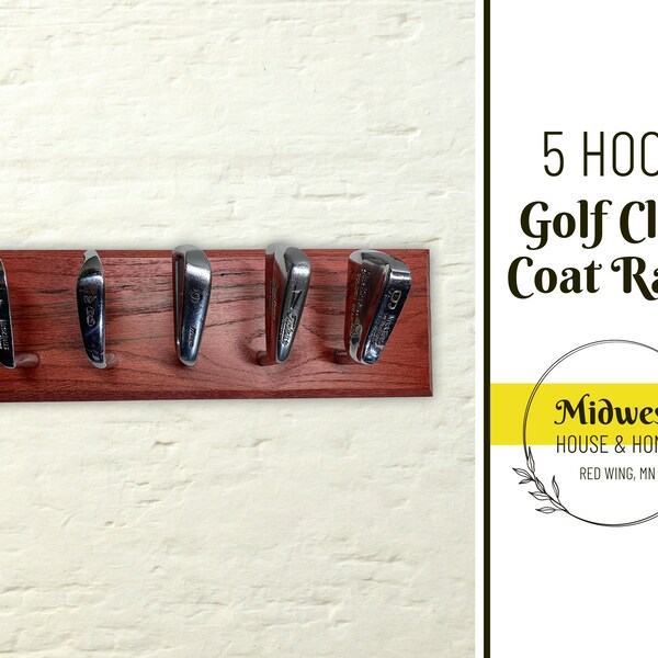 Golf Club Hat Rack Etsy