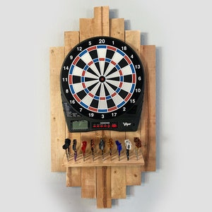 Dart Board Backdrop and Dart Holder | Game Room Decor |