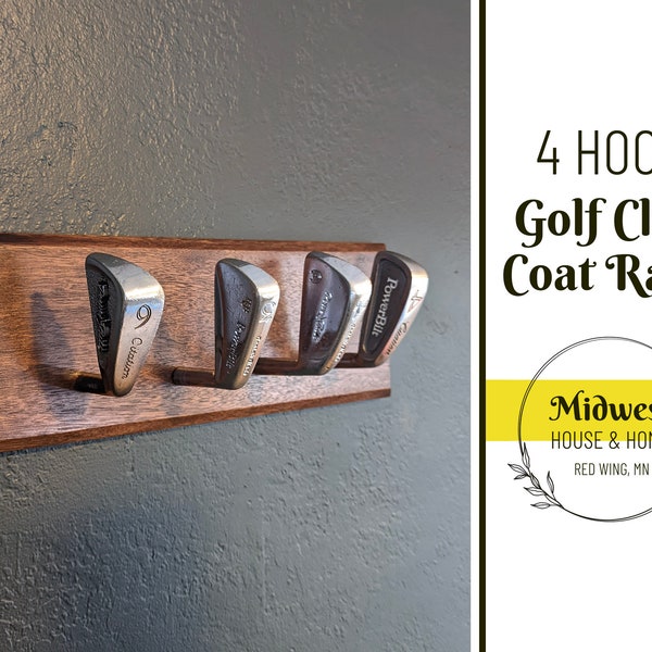 Golf Club Hat Rack Etsy