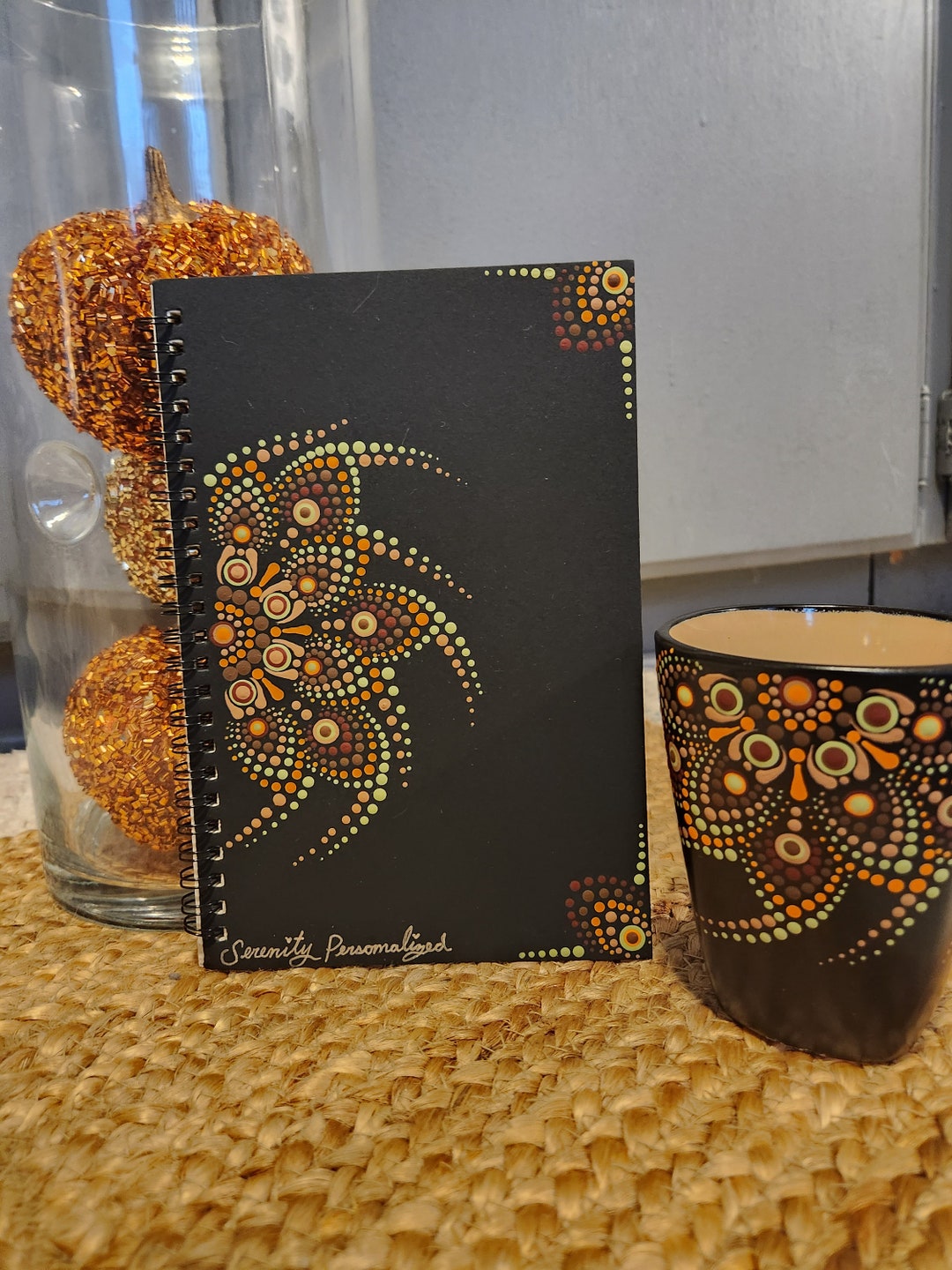 Mandala Mug and Journal Set Etsy