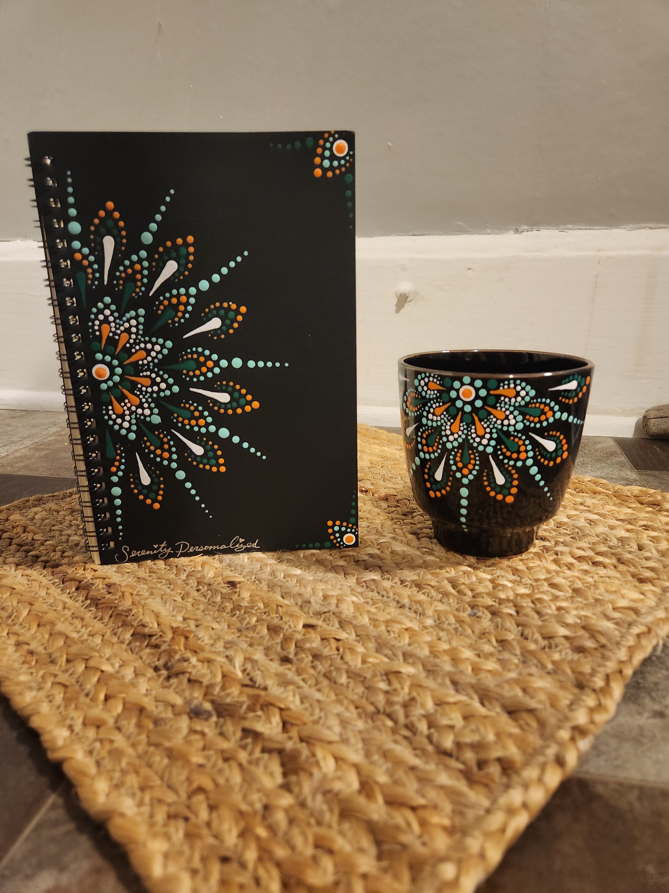 Mandala Mug and Journal Set Etsy