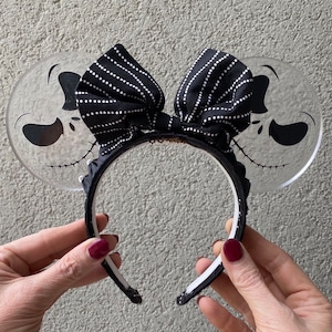 Jack Skellington Kunstharz Disney Minnie Ohren - HALLOWEEN