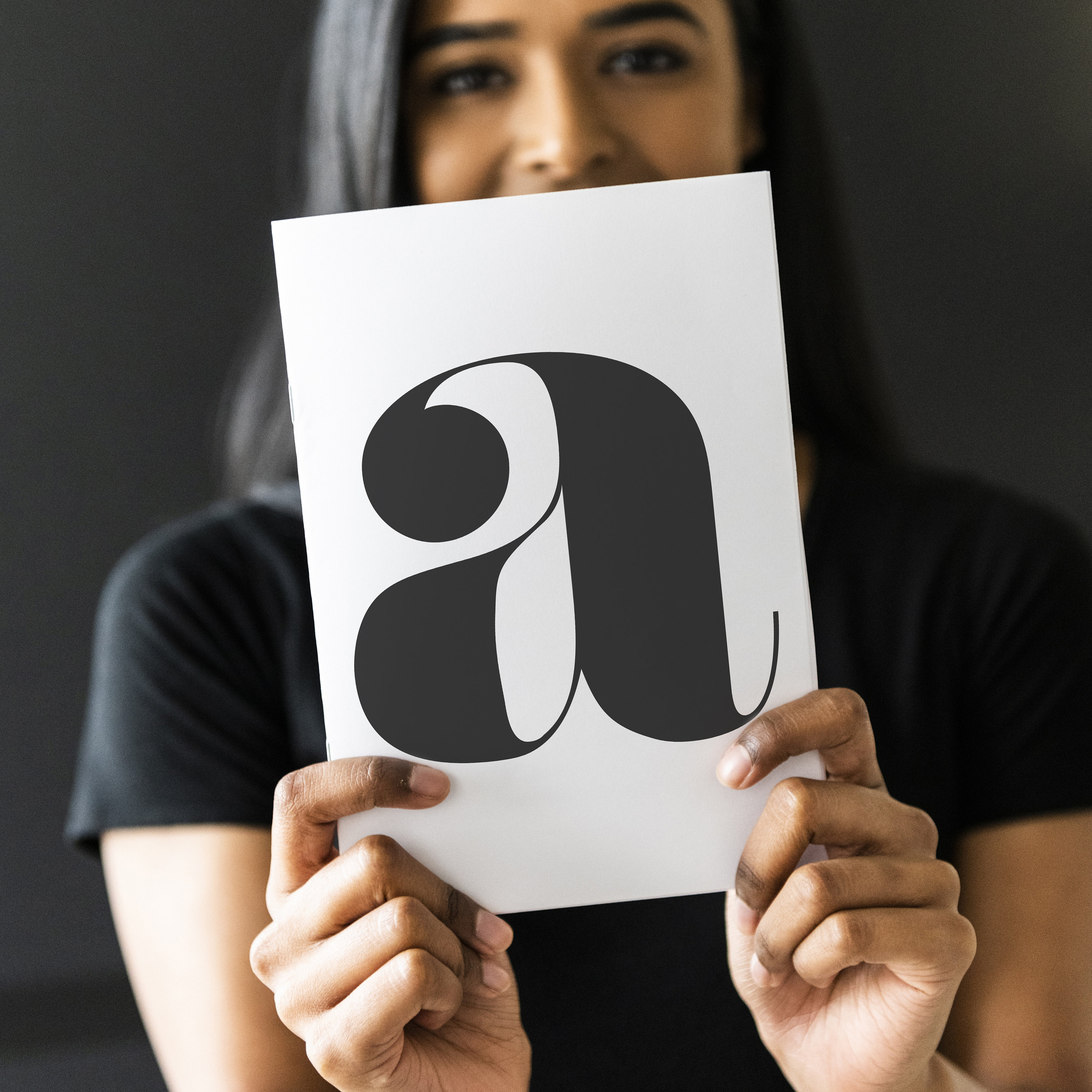 Big Initial Letter a - Instant Download Printable Wall Art - Black ...