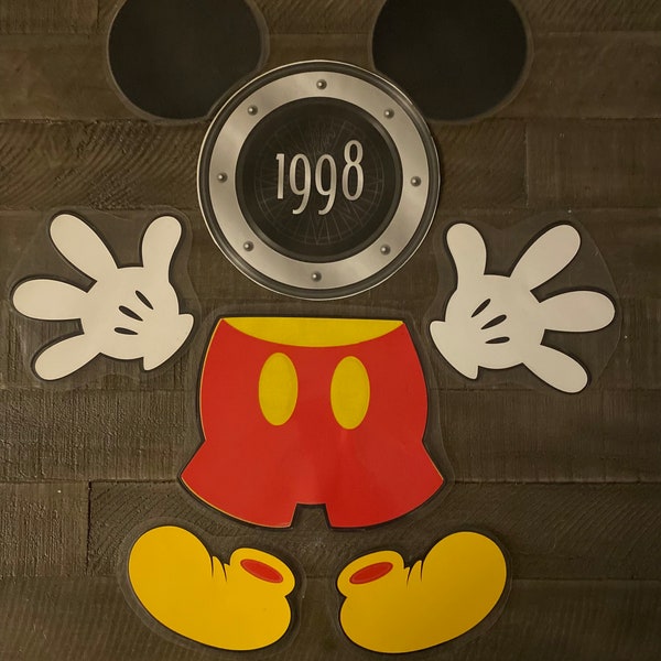 Disney Family Mickey Door Magnet Stateroom Door Disney Cruise Door Magnet