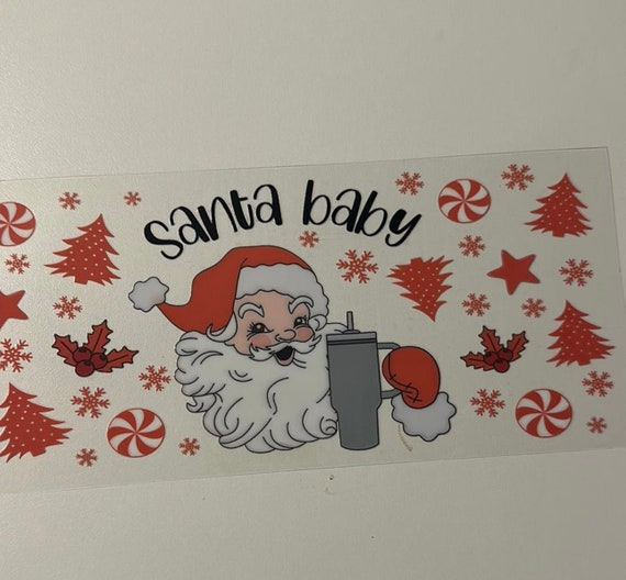 Santa UVDTF Cup Wraps 