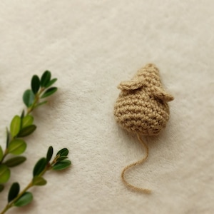 CROCHET MOUSE PDF: Crochet mouse pattern, simple for beginners, crochet soft toy