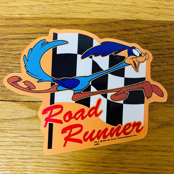 ROAD RUNNER BEEP Aufkleber Sticker Flagge Oldtimer Old School Retro Tank Roadrunner Horsepower Kult Turbo Muscle Car Us Car Hot Rod Mi518